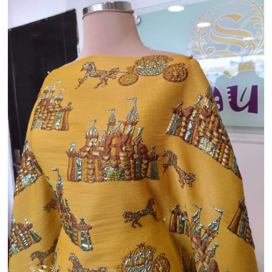 Mustard Brocade-image